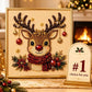 🎄💎 Kreative Weihnachts-Diamantmalerei – Entspannendes DIY Bastelset für festliche Wanddeko