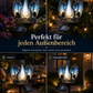 Solar Gartenfigur Drache mit LED-Licht – Wetterfest & Automatisch leuchtend