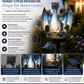 Solar Gartenfigur Drache mit LED-Licht – Wetterfest & Automatisch leuchtend