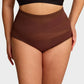 💖Zeitlich begrenztes Angebot: 50 % Rabatt💖 High-Waist-Slip in Übergröße mit überkreuztem Bauch-weg-Effekt