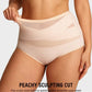 💖Zeitlich begrenztes Angebot: 50 % Rabatt💖 High-Waist-Slip in Übergröße mit überkreuztem Bauch-weg-Effekt