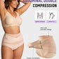 💖Zeitlich begrenztes Angebot: 50 % Rabatt💖 High-Waist-Slip in Übergröße mit überkreuztem Bauch-weg-Effekt