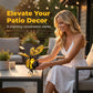 🐝 Solarbetriebene hängende Bienenleuchte 🌞 Wasserdicht Hängelampe für Garten Terrasse Balkon Deko