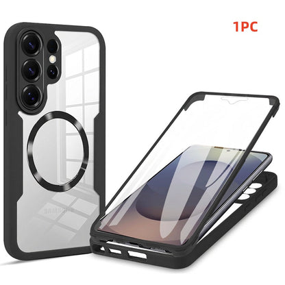 📱 Top-Angebot 2026 🥳 Über 50.000x verkauft! ✨ Magnetische Vollschutz-Handyhülle – Stoßdämpfender Rand 🛡️
