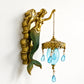 🧜‍♀️✨ Vintage-Wandleuchte mit Meerjungfrauen-Design – Für den Innen- & Außenbereich