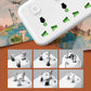 🎉 Nur für kurze Zeit: 50 % Rabatt! 🔌 Steckdosenadapter mit USB-C-Ladeanschluss – 2 USB-Ports, Nachtlicht-Funktion & weltweite Steckerkompatibilität ✨
